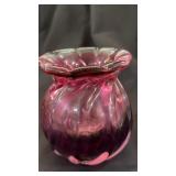 Heavy glass vase 5ï¿½