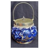 Pottery jar/ lid