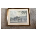 Sawyier Autumn at the bridge 24x19