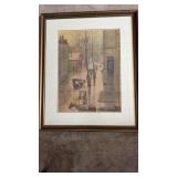 Sawyier A Rainy Day in Frankfort 25x31