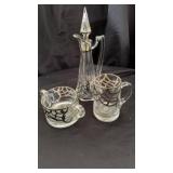 Silver overlay set
