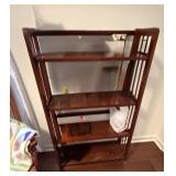 fold up wooden book shelf