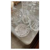 Clear glassware selection