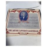 The music lovers calendar