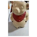Pig cookie jar