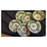 Noritake 9 small bowls matches item 1662