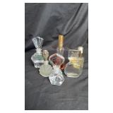 6 perfume bottles