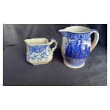 England pottery creamers