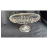 Clear cake stand