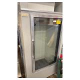 Glass door freezer