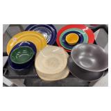 Colorful dishes