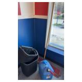Gas can, broom etc