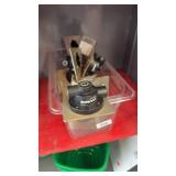Container of valves