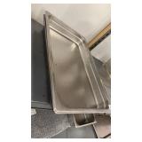 2 metal server trays