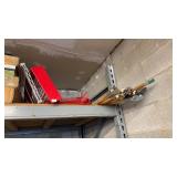 Red shelf/ handles