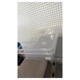 2 plastic server trays