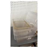 Plastic server trays