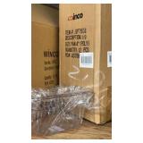 Plastic containers/ metal lids