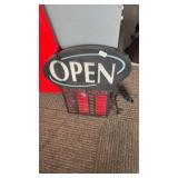 Open sign