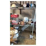 Shelf and contents/ no fryer