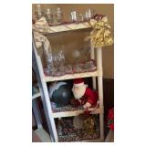 Glasses/ shelf/ decor