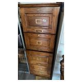 Wood filing cabinet