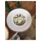 2 plates Vicksburg and oriental