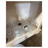 Misc glass ware