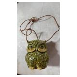Japan owl planter/ small chip inside rim