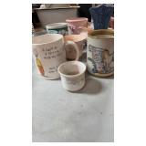 Louisville Stoneware mug/ crack and additional
