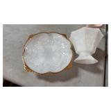 Milk glass vase/ bowl