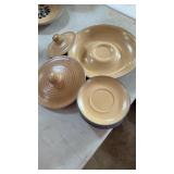 Pfaltzgraff chip plate/ saucers/ lids