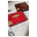 2 cigar boxes