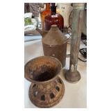 Oil can/ flashlight/ flower pot
