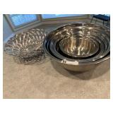 Stainless mixing bowls