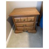 2 oak night stands