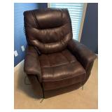 Leather lift chair