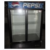 (274) True Glass 2 Door Refrigerator $1400