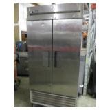 True 2 Door Narrow S/S Refrigerator $1200