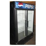 True 2 Door Glass Refrigerator (274) $1400