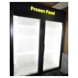 True Glass 2 Door Freezer Merchandiser ($2000)