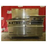 A.R. 6 Burner w/ 2 Ovens & Griddle (543) $2000