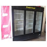 True 3 Door Merchandiser Refrigerator (555) $2200
