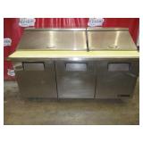 3 Door Refrigerated  Prep Table (579) $1400