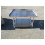 Stainless Steel 36" Equipment Stand ($200)