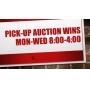 All wins must be picked up by Wednesday @ 4pm