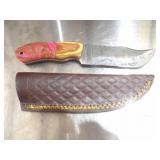 Custom Handmade Damascus Steel hunting Knife New 8