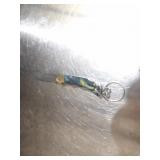 Custom Handmade Damascus Steel Keychain Knife New
