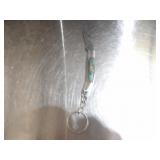 Custom Handmade Damascus Steel Keychain Knife New