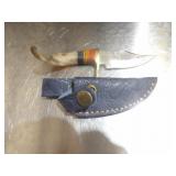 Custom Handmade Damascus Steel Hunting Knife New 6